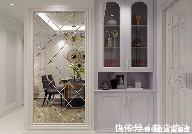 柜面|晒我家95平简欧风格,全屋柜子贼漂亮,特别是电视墙太实用