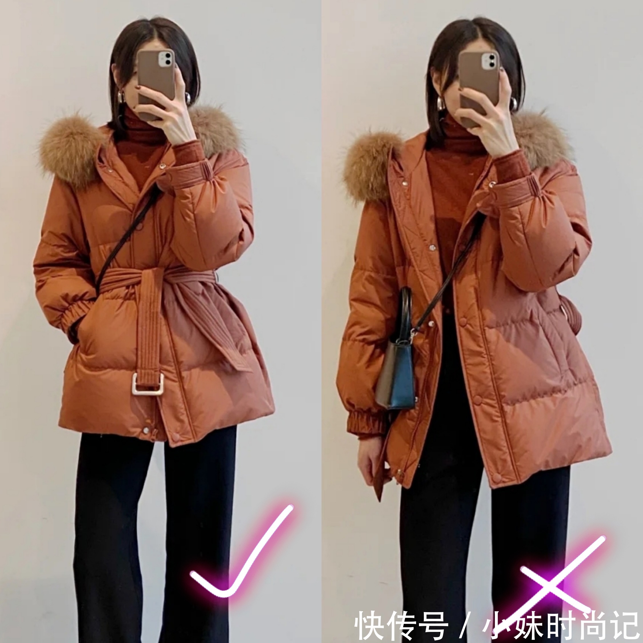 短款棉服怎么穿显瘦?3条避雷指南,保暖好看不臃肿