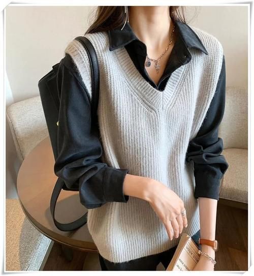 学习春季的高级叠穿法，一件马甲就够了，百搭实用