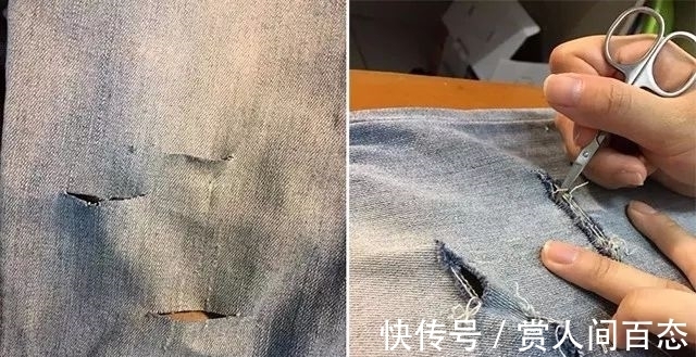 杨幂 裤腰小了别急着扔,剪1刀瞬间变合身,原来这么简单