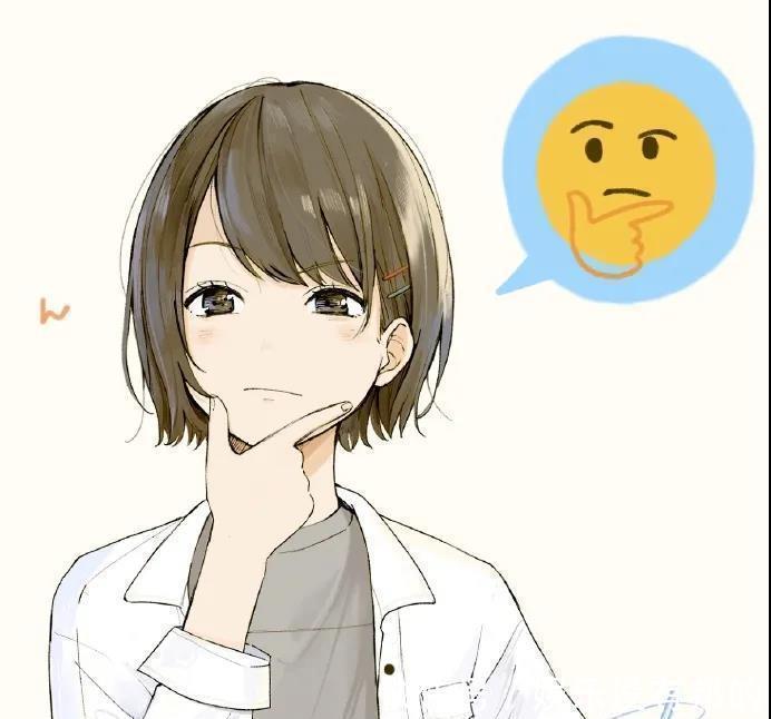 画师|画师绘制表情包拟人化,emoji变成短发小姐姐,可爱程度翻倍