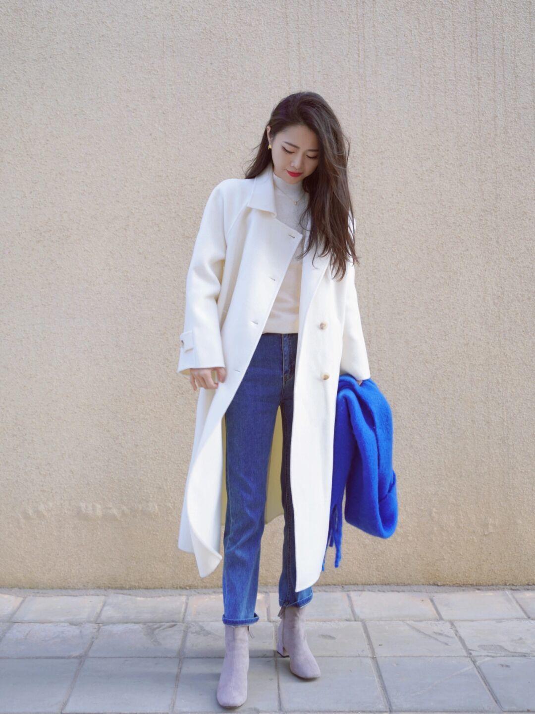 斗篷 天冷后火了一种外套,叫“大衣”,结合上打底衫,温暖优雅又洋气