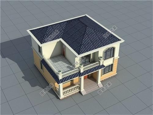 客厅|推荐三款二层自建房设计图，占地不超过120平米，依旧大气时尚