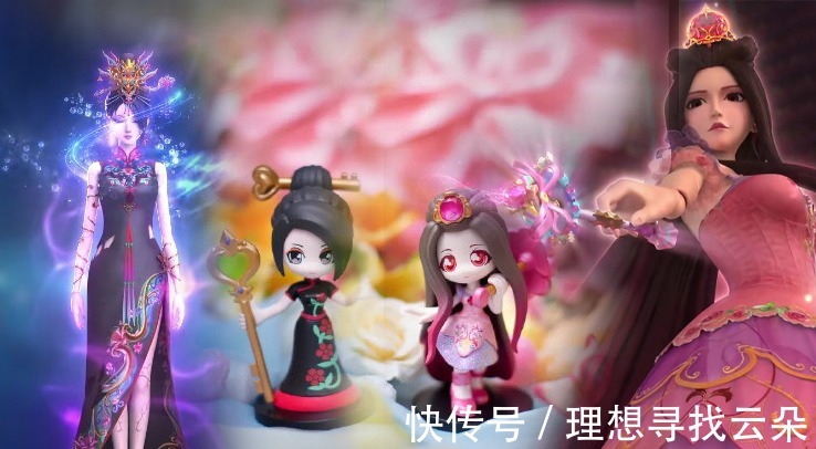叶罗丽|叶罗丽手办，水王子发色随温度改变，孔雀C位登场，就差黑化孔雀
