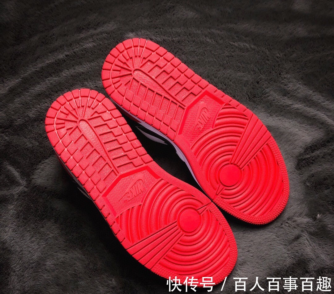 bred Air Jordan 1 Low “Bred Toe”黑红脚趾！