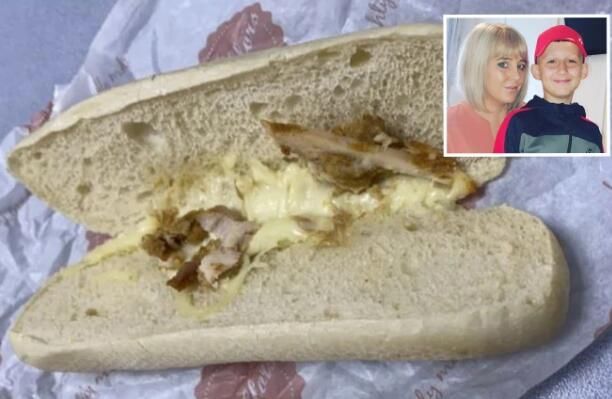 英国一位母亲抨击学校餐里的三明治偷工减料