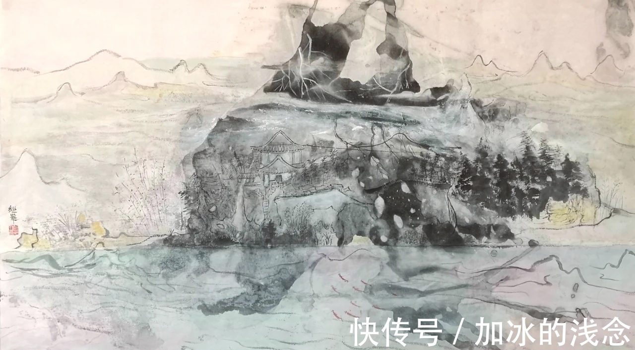 山水画$造境|张继华山水画