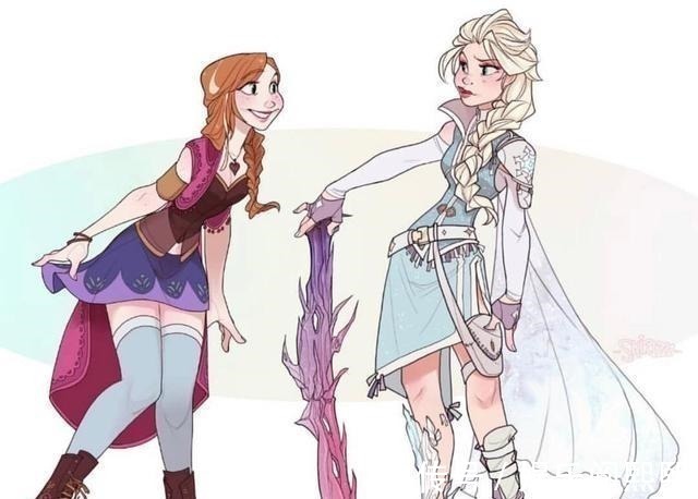 下图|“画风奇特”的迪士尼公主,有人爱到不行,有人却接受无能