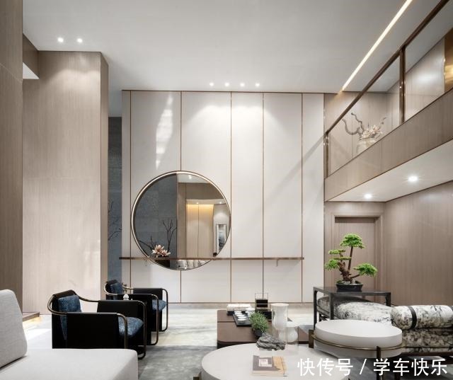 客厅|390㎡中国风别墅，一进门就被客厅吸引，这才是惊艳之作！