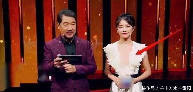 浙江卫视|女主持领口开到肚脐上,张国立尴尬微笑,60分钟没看她一眼