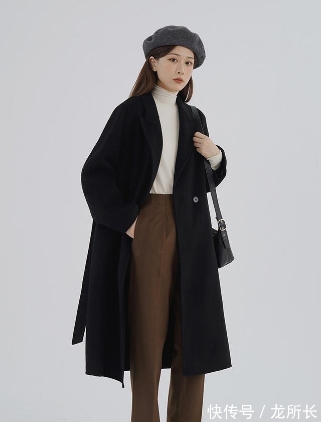 阔腿裤 女人哪怕没有减肥压力,大衣下面也别总配阔腿裤,这样搭更显瘦