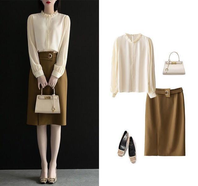 知性职场穿搭美到你!自带一种腔调,气质独到而优雅