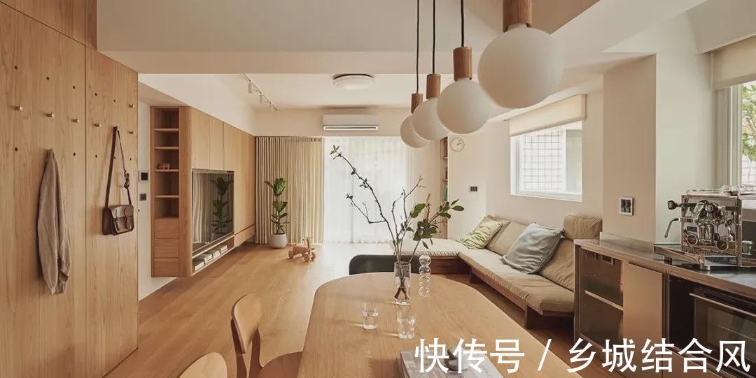 齐家云云|装过不少原木风，但见过最舒适的还是他家，120㎡五口之家，实用