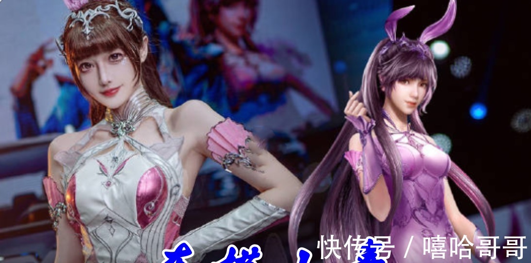 蓝银皇|斗罗大陆:当唐三和小舞变成“车模”,婴儿肥小舞很可爱,唐三却变成杀马特