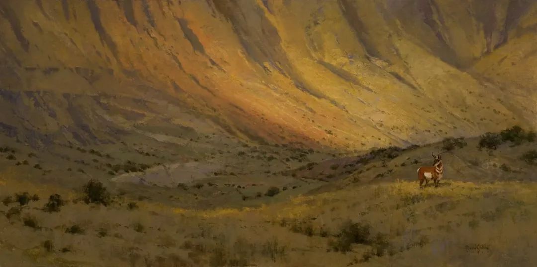 德克萨斯州#大卫·格里芬的风景油画高清图,放大看,更迷人