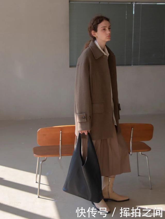 衣服|衣服要有“可脱性”大衣+裙子,秋冬最佳搭配