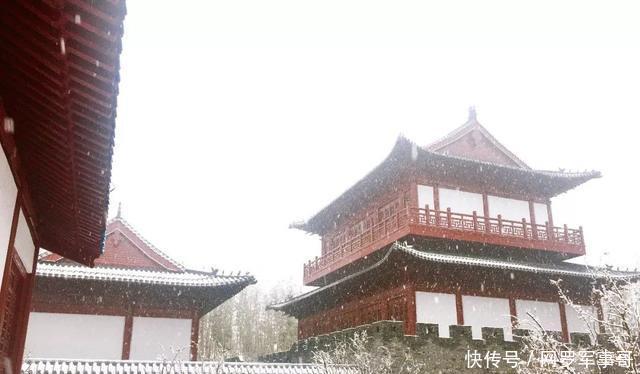 阜城|雪中的阜城东部仿宋式建筑群