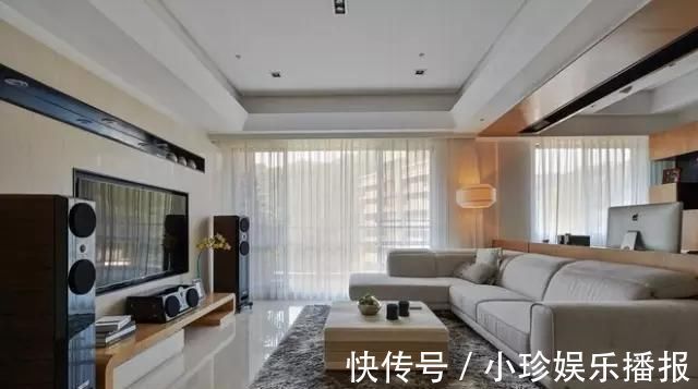 书房|139㎡现代简约风三居室,书房和客餐厅放在一起,不要太好看