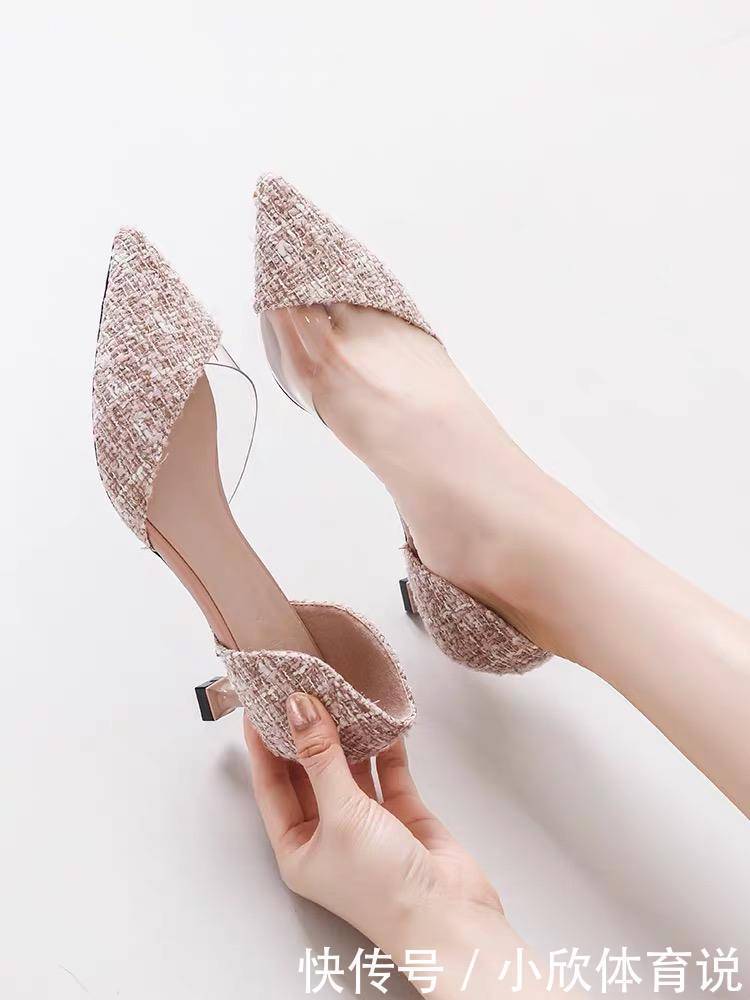 柔软 小香风高跟鞋，优雅高贵很气质，轻松打造都市名媛范儿！