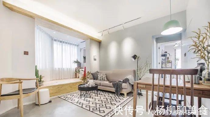 小户型|73㎡北欧风小户型，格局划分明确，满满的治愈感，很温馨舒适！