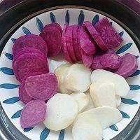 紫薯糯米饼的做法步骤！