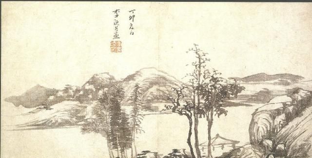 水墨画|李流芳水墨画欣赏，估价高达200万，领悟了师傅董其昌的真本事