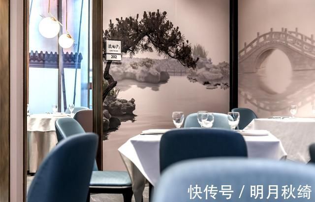 园林|把奢华融入新中式风格的餐厅装修设计