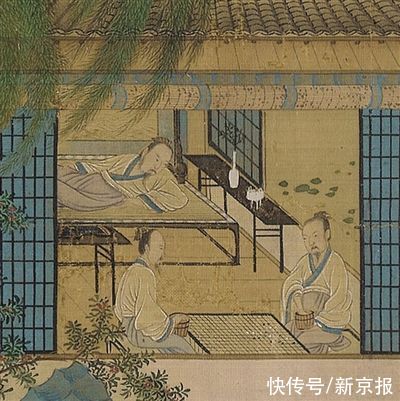 围棋|《深山会棋图》:墓中的仙人对弈