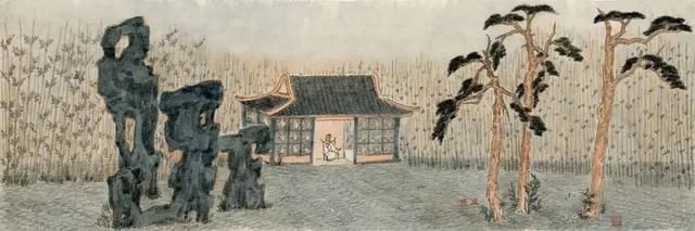 园林山水画@「津门网」清灵高雅|陈磊的园林山水画