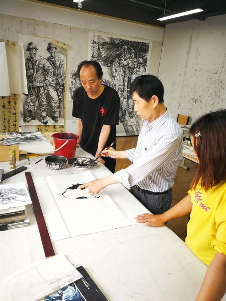 中国人民大学画院给|画家赵国毅教授教学工作集锦