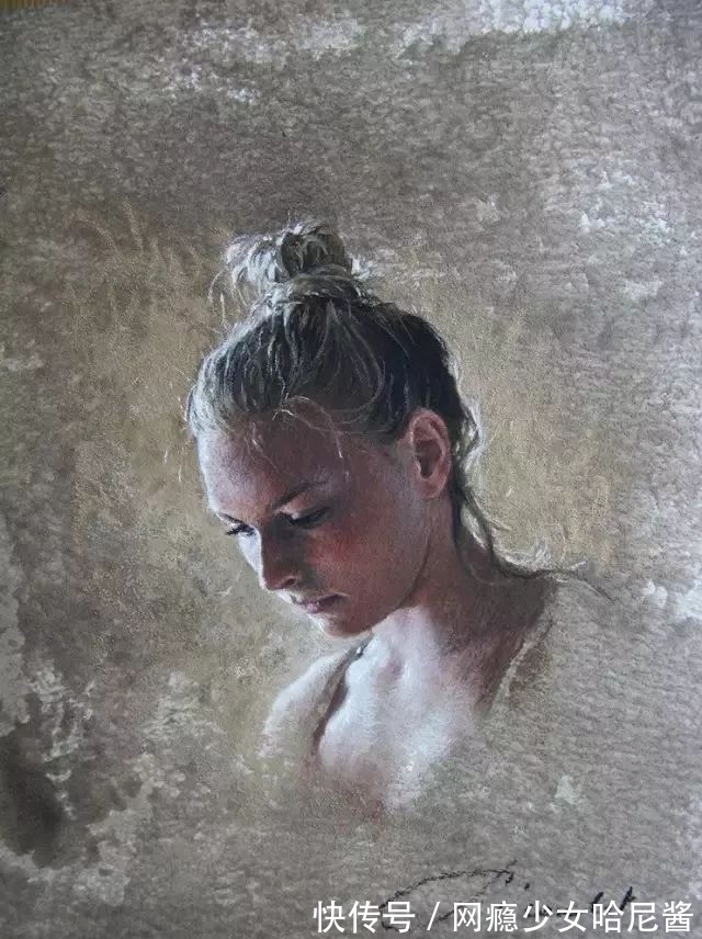 画种|赏心悦目，活色生香——女画家色粉笔下极致唯美的女性人体肖像