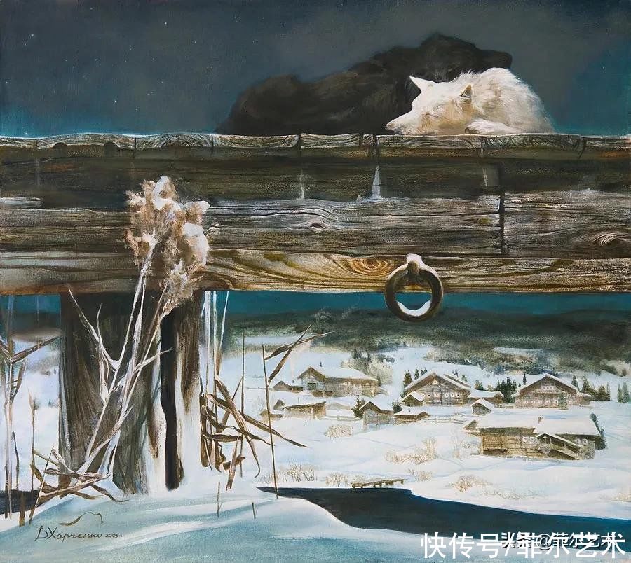 victori俄罗斯女画家维多利亚·哈尔琴科风景油画作品欣赏