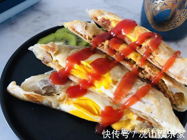 番茄沙司|上班族没时间做早餐试试这种懒人早餐三明治，简单好吃还管饱