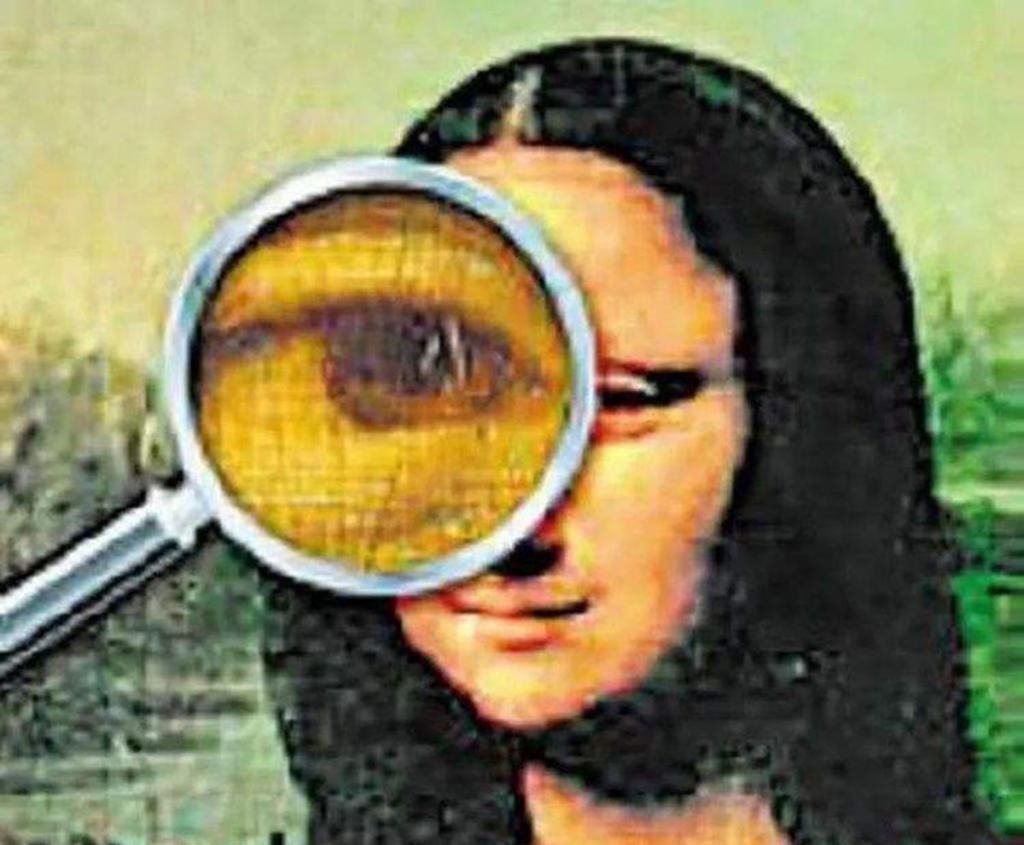 蒙娜丽莎的微笑#蒙娜丽莎的秘密,分层扫描后,发现画作竟然分四层,出现四种动物