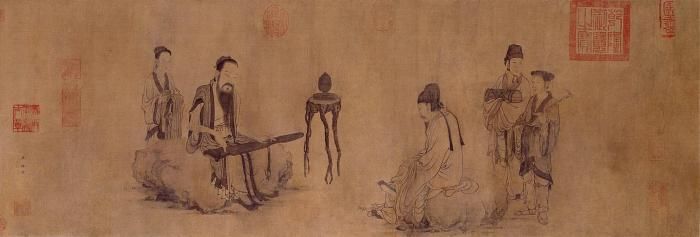 藏历代人物画特展|《采薇图》《听琴图》等精品亮相故宫博物院藏历代人物画特展（第二期）