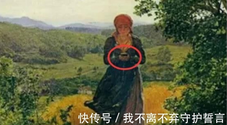 油画|真的有穿越吗？100年前的油画里出现智能手机，使用者神情奇怪