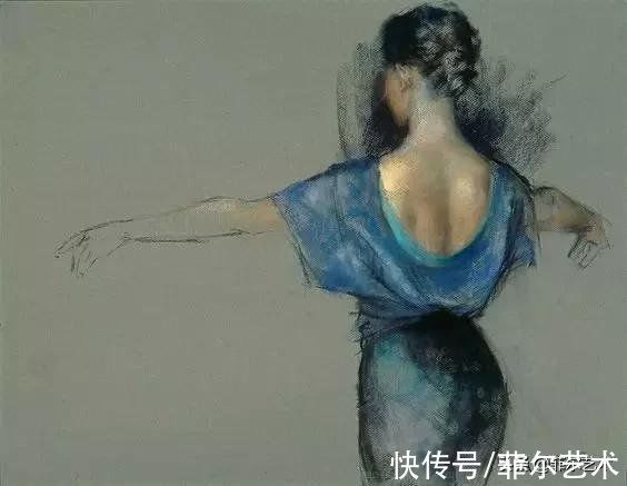 舞女|听说，乌克兰女画家Katya.Gridneva画的芭蕾舞女很漂亮