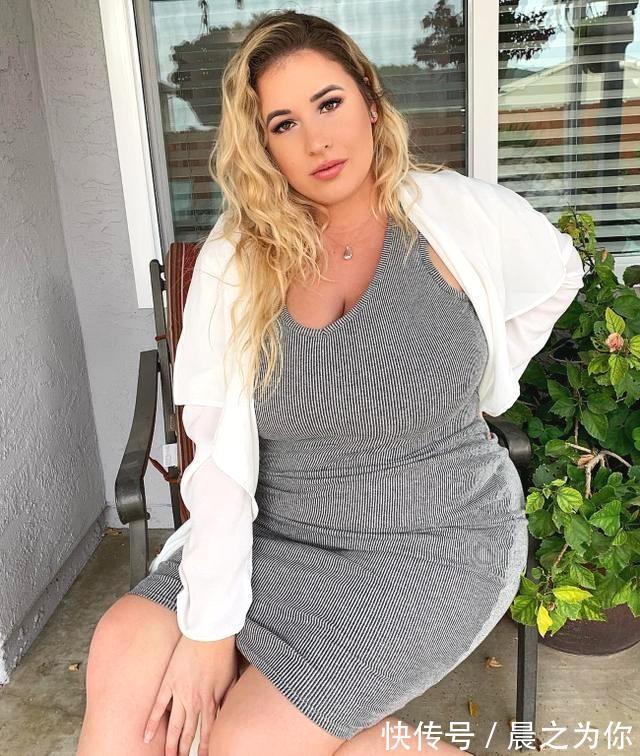健身|体重近180斤胖女孩,拥有113万粉丝,看看这位重量级的美女