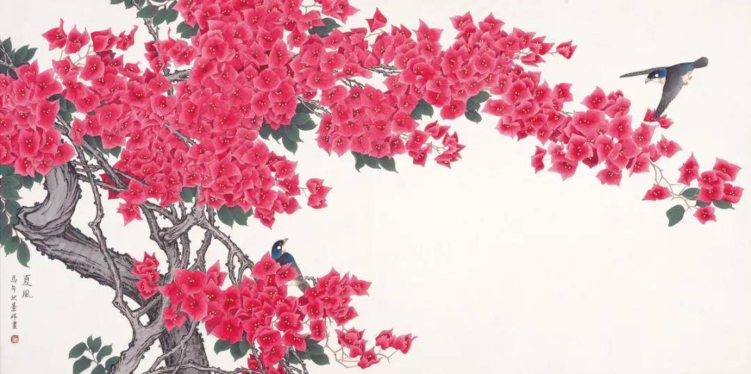 湘潭师范学院!翰墨丹青展风采——画家曾景祥花鸟画作品欣赏