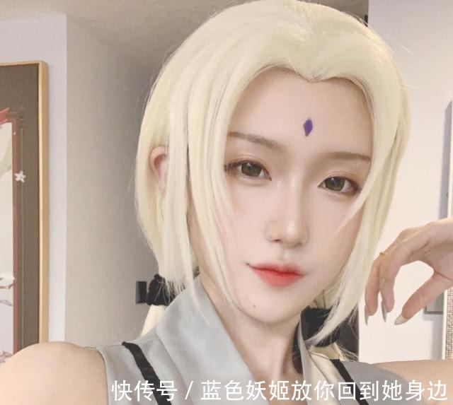 相似度|腐团儿又出“经典之作”COS纲手相似度百分百，这颜值颠覆认知