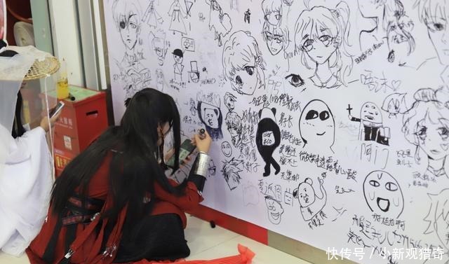 人物|漫展涂鸦墙,这是一个人才辈出的地方!