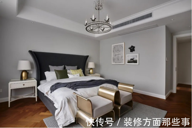 三居室|135平现代三居室,将古典融入纯白空间分外和谐