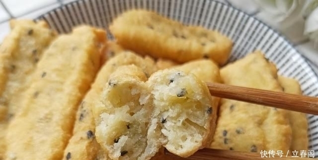家中有糯米粉的试下这做法,外酥里糯,营养又解馋,比面包好吃