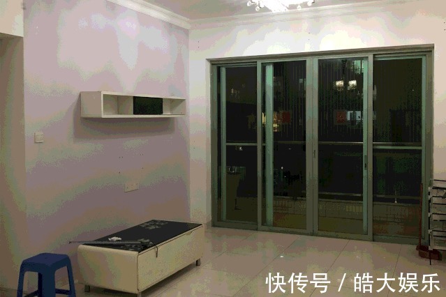 厨房|79㎡旧房改造,阳台打通纳入厨房,莫兰迪配色超高级