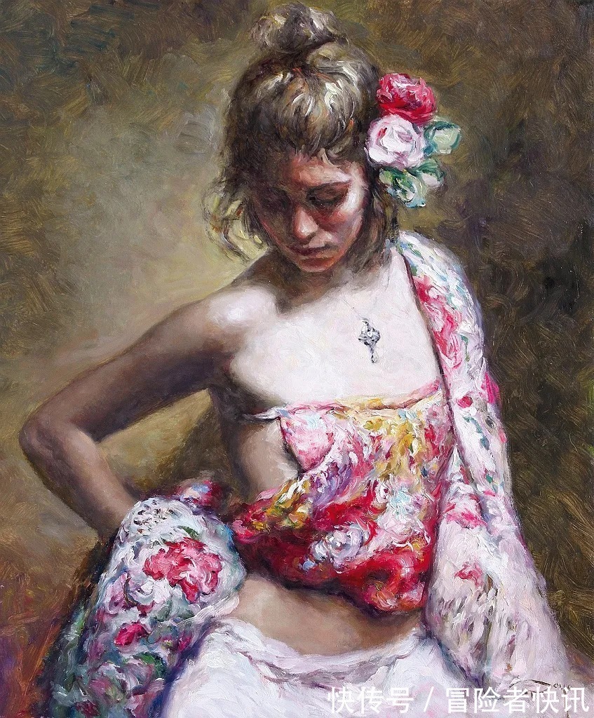 罗约@独特的艺术天赋,对色彩和纹理的戏剧性使用!