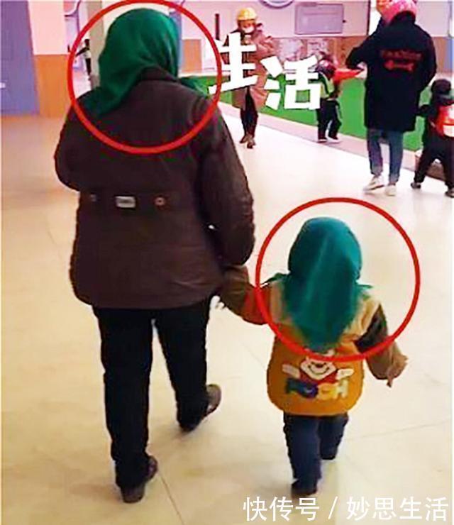 打扮|奶奶送孙女去幼儿园,孩子的打扮“引热议”,网友:走错地方了吧