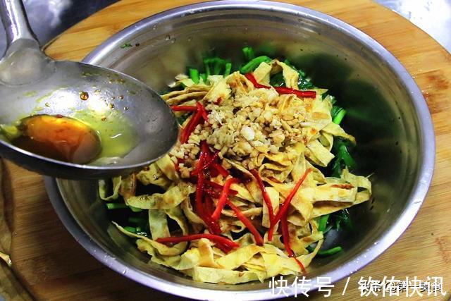 韭菜|和韭菜是“天生一对”,比豆皮还营养美味,简单一拌,孩子抢着吃