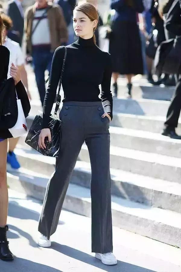 秋冬穿高领毛衣之后，男神说我比夏天美了一百倍！