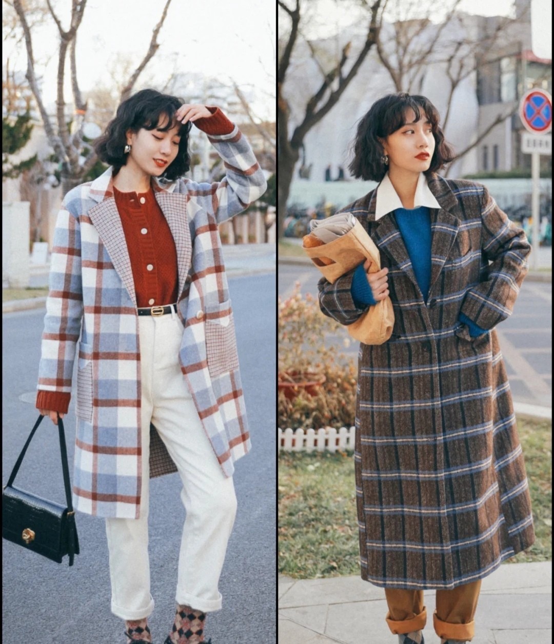 色系 今年冬天流行“复古风”穿搭, 辨识度高不容易撞衫, 时髦亮眼