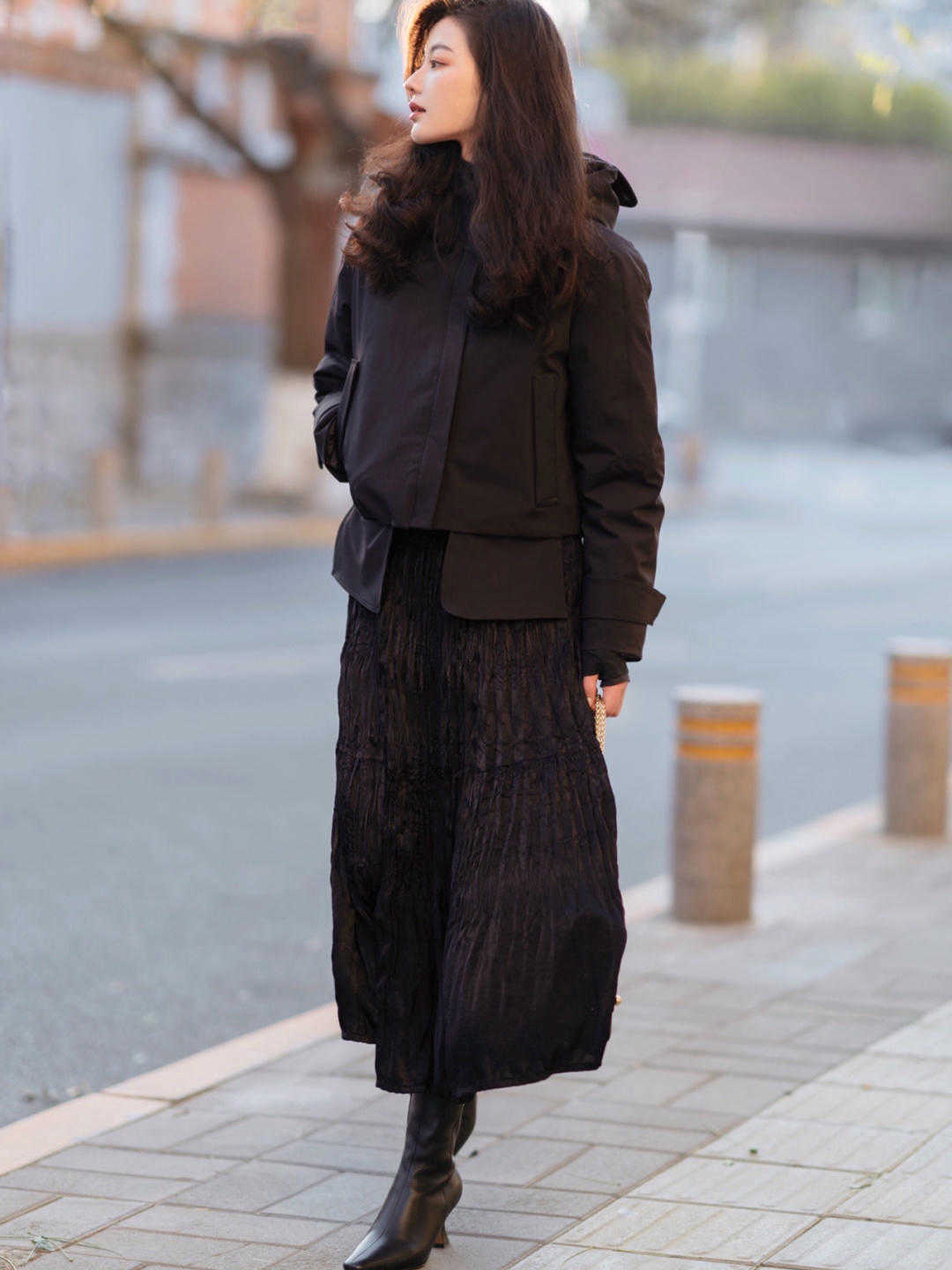 黑白配|冬天穿衣还得是黑白配,百搭精致不挑人,关键是穿再久也不会过时